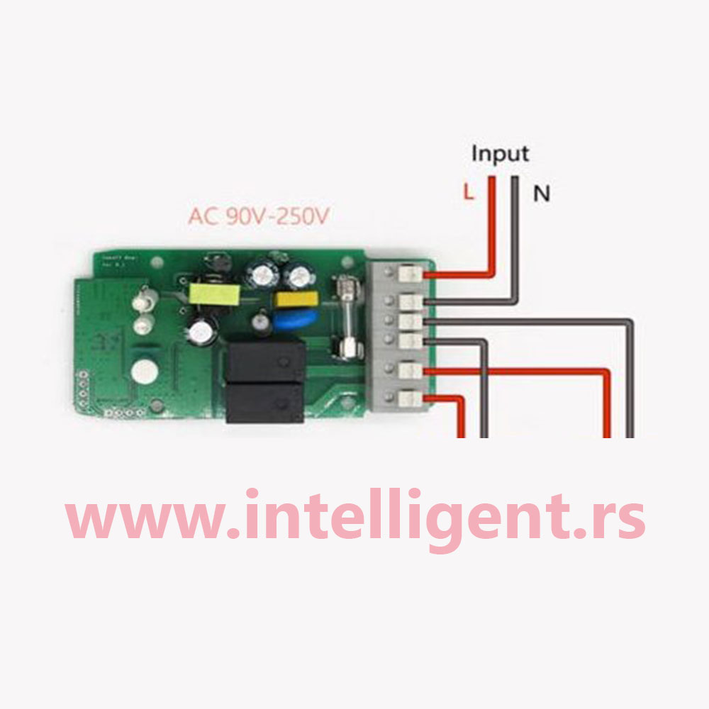 Sonoff dual wifi prekidac sema vezivanja roletne