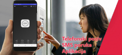 Otključavanje vrata mobilnim telefonom. GSM i WiFi prekidači