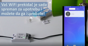 Sonoff Basic WiFi prekidač povezivanje i instalacija